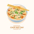 National Chop Suey Day vector