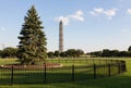 National Christmas Tree and Monument Royalty Free Stock Photo