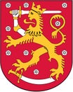 National coat of arms of Finland.