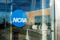 Indianapolis - Circa March 2018: National Collegiate Athletic Association Headquarters. The NCAA regulates athletic programs I Royalty Free Stock Photo