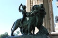 Monument to Alfonso XII, El Retiro Park, Madrid Royalty Free Stock Photo
