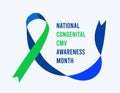 National Congenital Cytomegalovirus Awareness Month. Vector