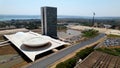 National Congress building at downtown Brasilia Brazil. Royalty Free Stock Photo