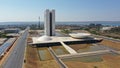 National Congress building, located on the Esplanada dos Ministerios in Brasilia Royalty Free Stock Photo