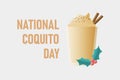 National Coquito Day background