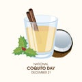 National Coquito Day vector