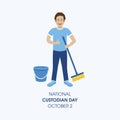 National Custodian Day vector