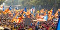 National Day of Catalonia. Barcelona