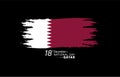 National Day of Qatar. A national holiday celebrating the union and gaining independence Qatar December 18, 1878