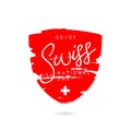 National Day of Swiss Royalty Free Stock Photo
