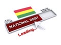 National debt bolivia progress on white