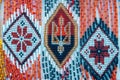 National decoration of Ukraine with beaded handmade. Handwork, hobbies, crafts