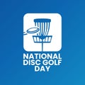 national disc golf day, august 5 Royalty Free Stock Photo