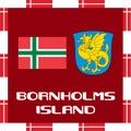 National ensigns of Denmark - Bornholms island