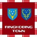 National ensigns of Denmark - Ringkobing town