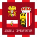 National ensigns of Upperraustria - Austria
