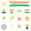 National Festival of Indian Independence Celebration Day Stickers