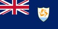 National flag of Anguilla illustration