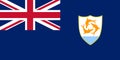 National flag of Anguilla illustration