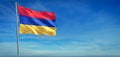 The National flag of Armenia