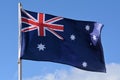 The National flag of Australia