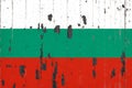 National flag of Bulgaria on the background Royalty Free Stock Photo