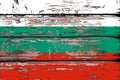 National flag of Bulgaria on a wooden background Royalty Free Stock Photo