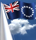 The national flag OF COOK ISLANDS