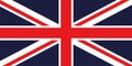 National flag of the country of Great Britain