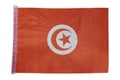 National flag of the country Tunisia, isolate