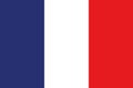 National flag of the European country France Royalty Free Stock Photo