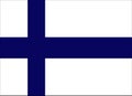 National Flag of Finland Royalty Free Stock Photo