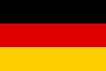 National flag of the Germany. The main symbol of an independent country. An attribute of the large size of a democratic state