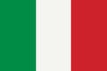 National flag of Italy original size and colors vector illustration, Italian flag or il Tricolore bandiera d'Italia