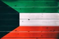 National flag of Kuwait Royalty Free Stock Photo