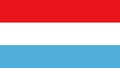 The national flag of Luxemburg