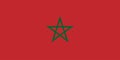 Morocco National Flag Royalty Free Stock Photo