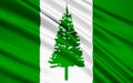 Flag of Norfolk Island Australia - Kingston