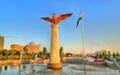 National Flag Park in Dushanbe, Tajikistan