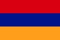 The national flag of the Republic of Armenia