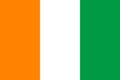 National Flag Republic of Cote d`Ivoire - vector, Ivory Coast