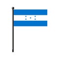 National flag of Republic of Honduras