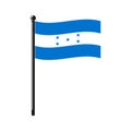 National flag of Republic of Honduras