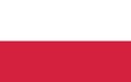 National Flag Republic of Poland - vector, Rzeczpospolita Polska Royalty Free Stock Photo