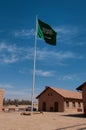 National flag of Saudi Arabia, in MadaÃÂ®n Saleh