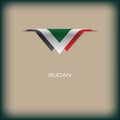 National flag Sudan