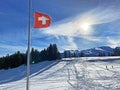 National flag of the Swiss Confederation Flag of Switzerland - National Flag of Switzerland Nationalflagge der Schweizerischen