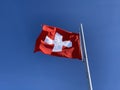 National flag of the Swiss Confederation Flag of Switzerland - National Flag of Switzerland- Nationalflagge der Schweizerischen