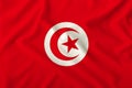 National flag of Tunisia, a symbol of tourism, immigration, political asylum