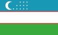 National Flag Uzbekistan